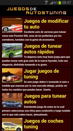 Juegos de autos tuning截图5