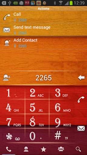 RocketDial Wood2nd Theme截图2