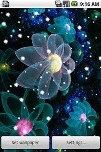 4D Flowers Live Wallpaper截图5