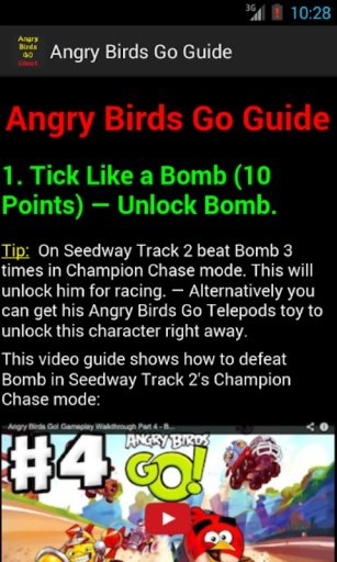 Guide Cheats Angry Birds Go截图11