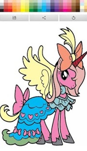 Coloring Page - Pony Princess截图4