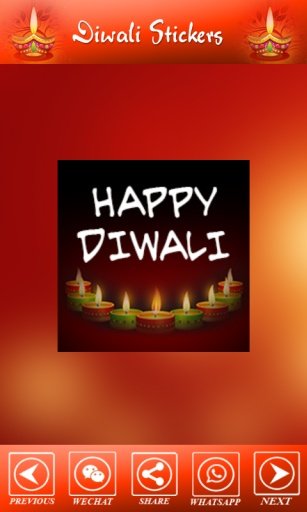 Diwali chatting stickers截图2