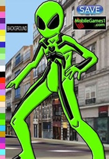 alien-spider-coloring截图5