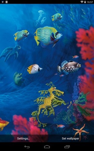 Underwater Aquarium HD LWP截图2