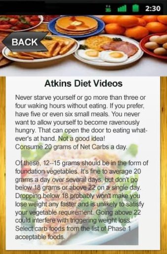 Atkins Diet Videos截图6