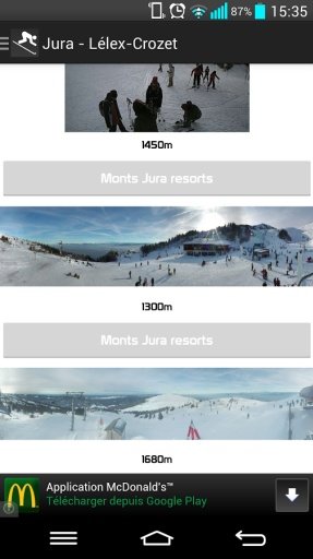 Ski Live Web Camera FRANCE截图4