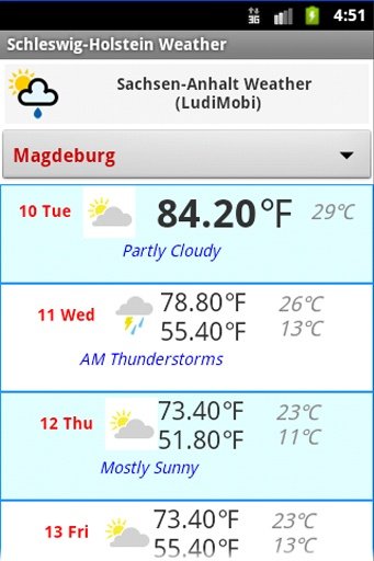 Sachsen-Anhalt Weather截图3