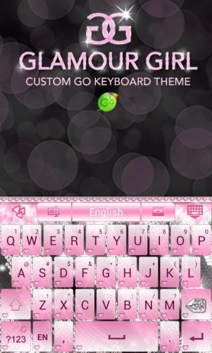 ★Glamour Luxury Theme★Keyboard截图3