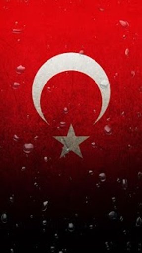 Turkey flag water effect LWP截图4