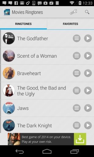 Movies Ringtones截图3
