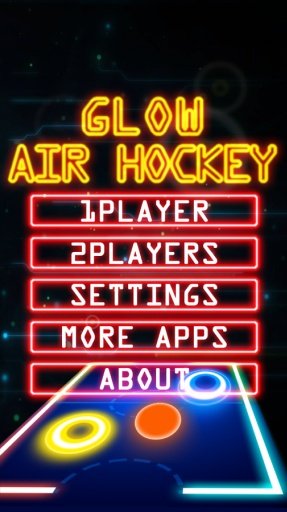 Glow Air Hockey Deluxe截图3