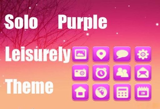 Purple Leisurely Theme截图4