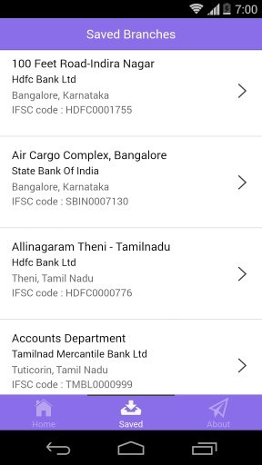 Bank Branches in India - IFSC截图3