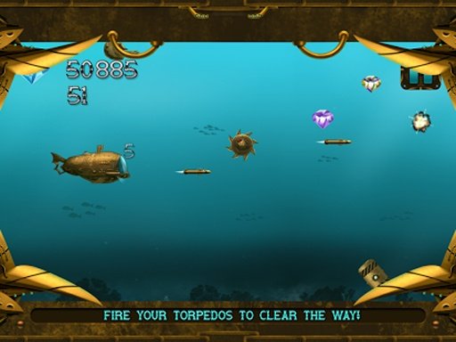 Steampunk Submarine Battle截图2