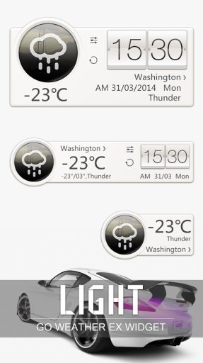 S LIGHT THEME GO WEATHER EX截图2