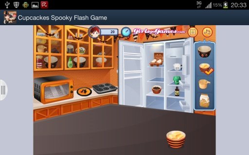 Spooky Cupcakes Flash Game截图1