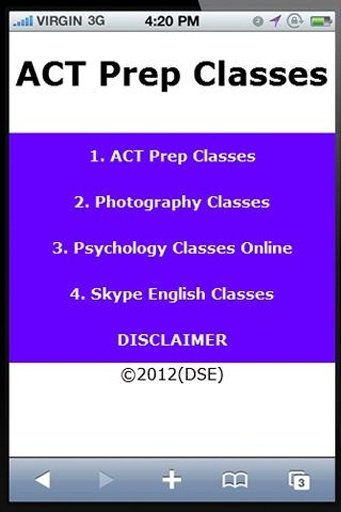 Act Prep Classes截图1