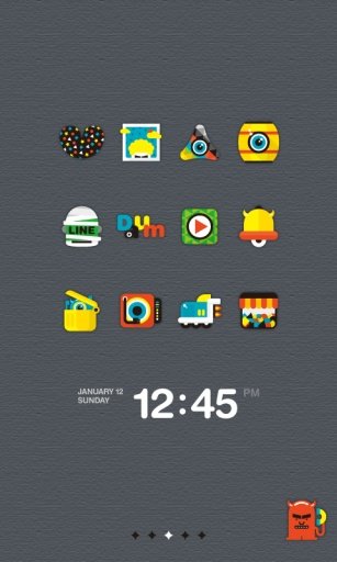 Colorful Monster dodol theme截图7