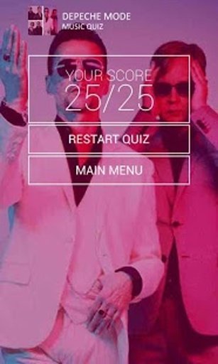 Depeche Mode Music Quiz截图8