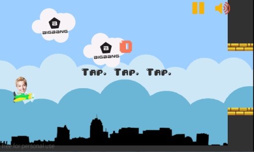 Big Bang G-Dragon Flappy Plane截图2