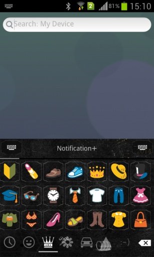 Emoji Keyboard+ Black Grape截图2