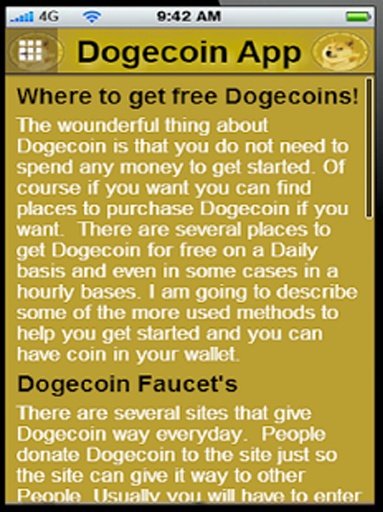 Dogecoin Crypto Currency App截图1