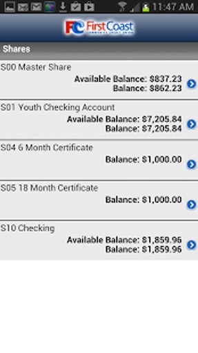 First Coast Mobile Banking截图3