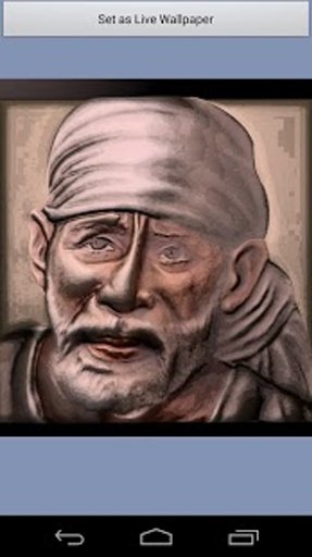 Sai Baba Ji Emboss Effect Live Wallpaper.截图2