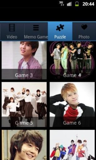 SHINee Picture &amp; Puzzle Games截图2