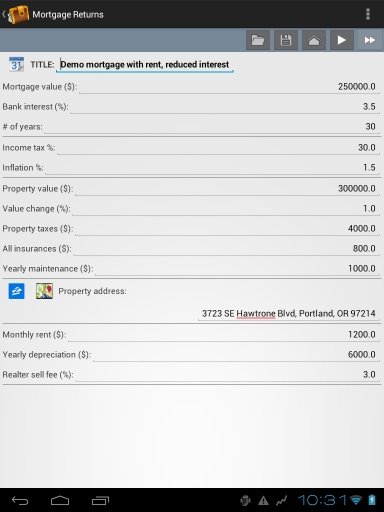 Mortgage Returns Calculator截图6