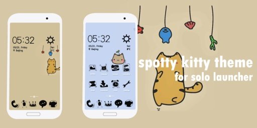 Spotty kitty Theme截图2