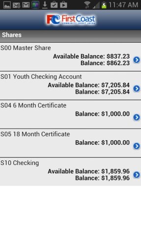 First Coast Mobile Banking截图2