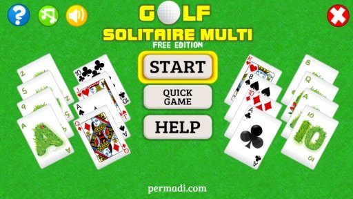 Golf Solitaire Multi Free Edition截图4