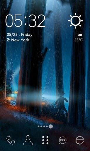 Rain Night Icons &amp; Wallpapers截图3