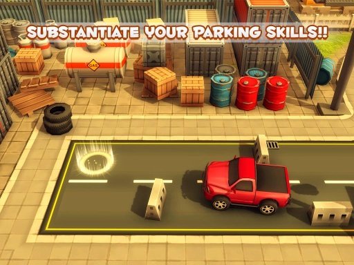 Cartoon Super Car Parking 3D截图2