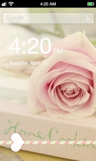 Simple Heart Lock Screen截图1