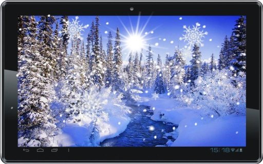 Snow Frosen Day live wallpaper截图3