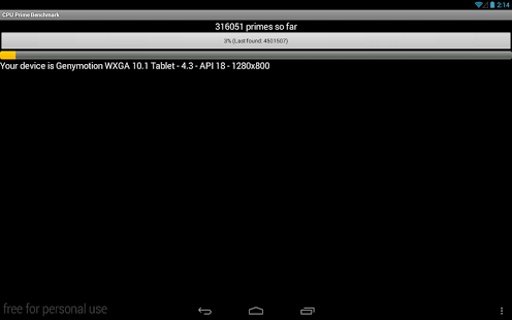 CPU Prime Benchmark截图3