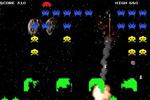 Space Invaders HD截图5