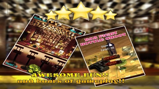 Bar fight Bottle shoot 3d game截图7