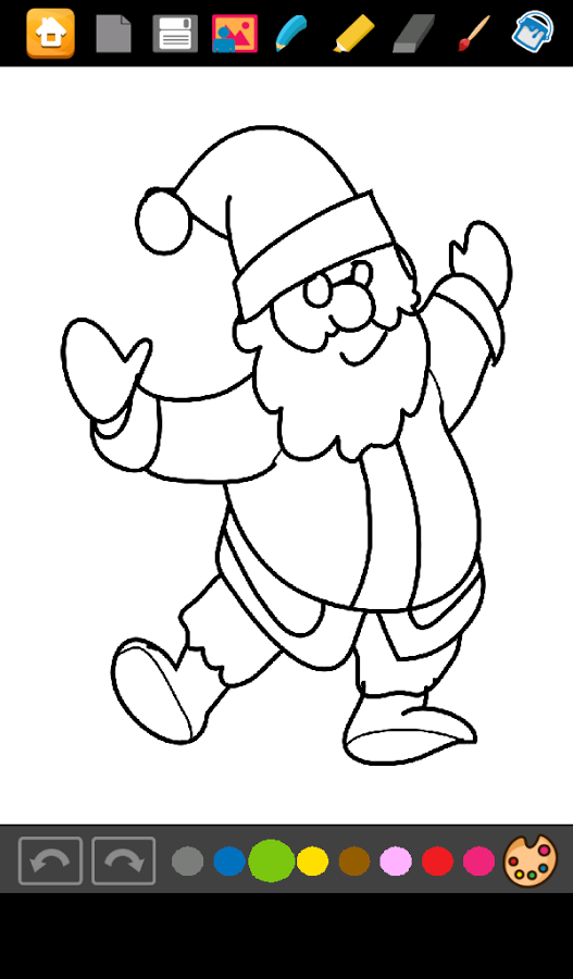 Christmas and Santa Coloring截图5