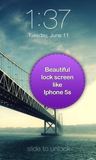 IPhone5S Lock Screen截图5