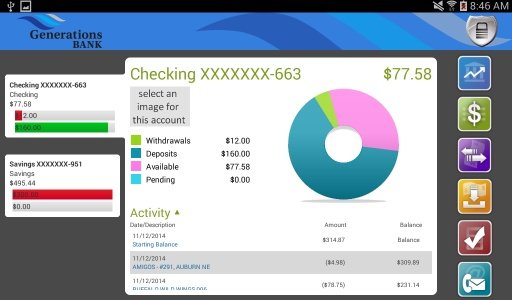 Generations Bank Tablet截图3