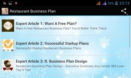 Restaurant Business Plan Tips截图2