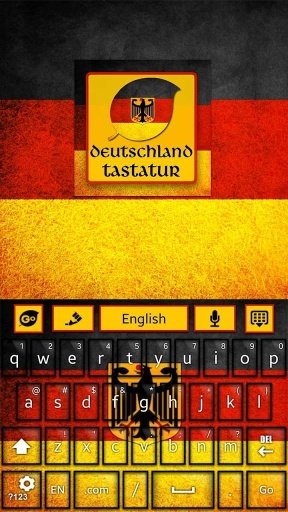 Germany keyboard Flag Theme截图3