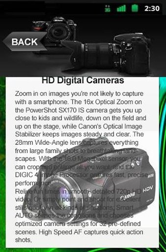 HD Digital Cameras截图1