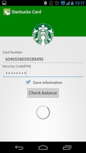 SaldoCard - "Starbucks BR"截图3