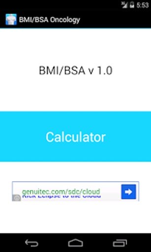 BMI/BSA Oncology截图2