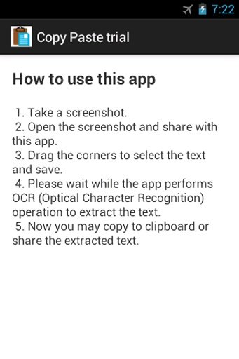 Copy Paste onscreen text trial截图1