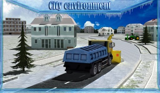 Snow Blower Truck Simulator 3D截图9